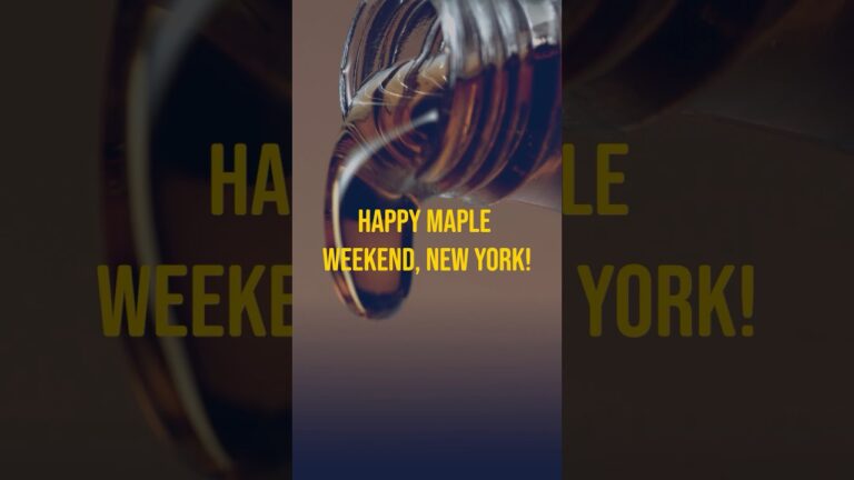 It’s Maple Weekend in New York!