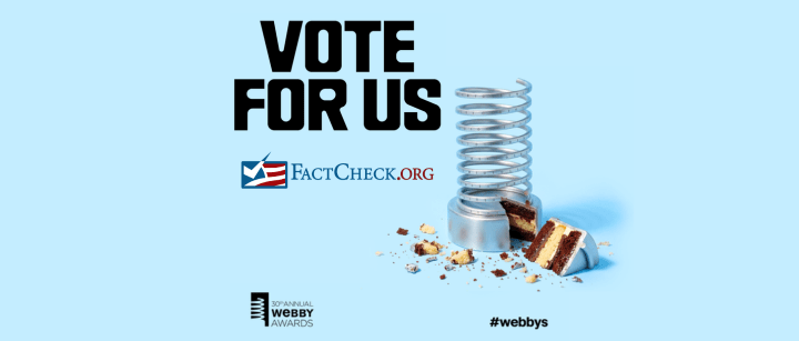 We Could Win a Webby with Your Vote