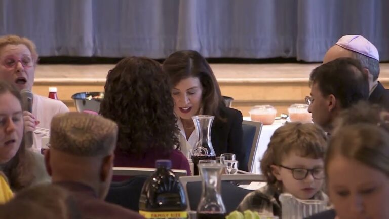 B-ROLL: Governor Hochul Participates in a Community Seder