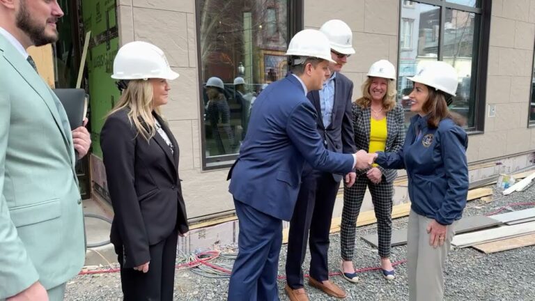 B-ROLL: Governor Hochul Tours Sol Apartments in Troy