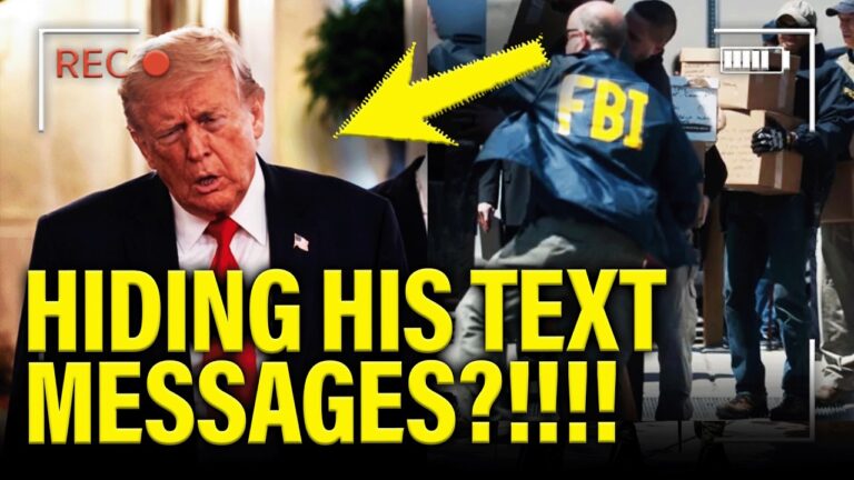 Trump’s DARK PAST SURFACES as DOJ HIDES his TEXT MESSAGES!!!!