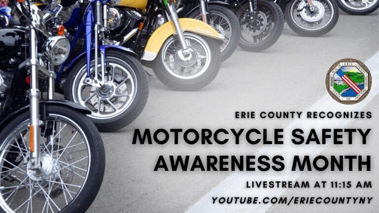 Erie County Recognizes Motorcycle Safety Awareness Month