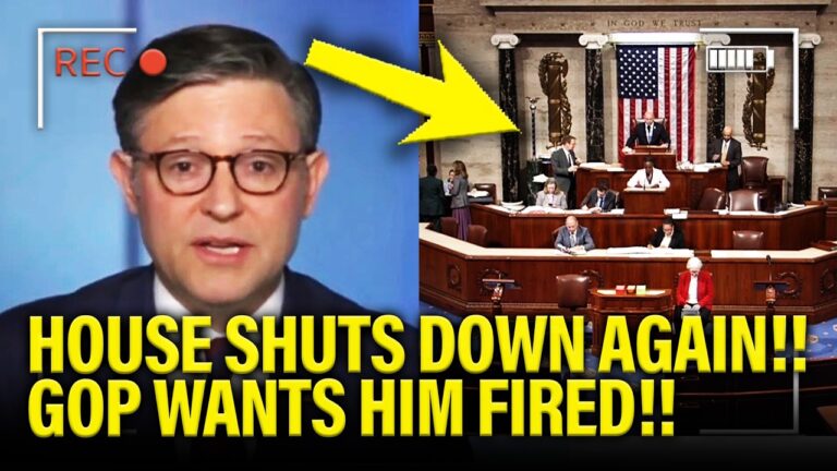 MAGA Mike SHUTS DOWN House for 2 WEEKS as GOP WANTS HIM FIRED!!