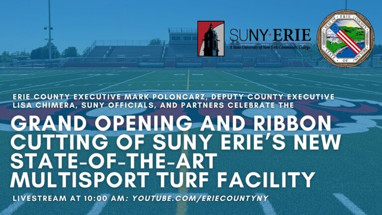 Grand Opening and Ribbon Cutting of SUNY Erie’s State-of-the-Art Multi-sport Turf Facility