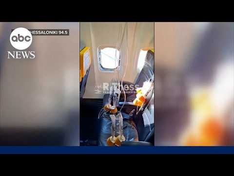 Man nearly sucked out of window on Ryanair flight