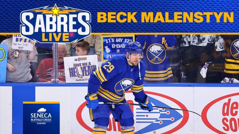“My First Priority Was Staying In Buffalo” | Beck Malenstyn On New 6 Year Contract | Buffalo Sabres