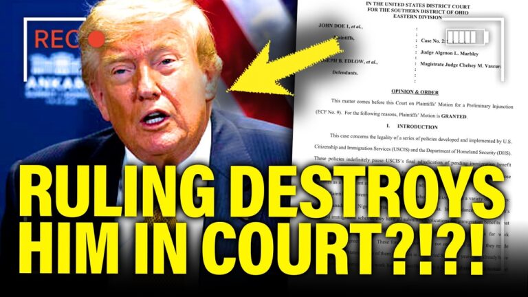 Trump SCOLDED in OPEN COURT Fresh off SCOTUS Ruling